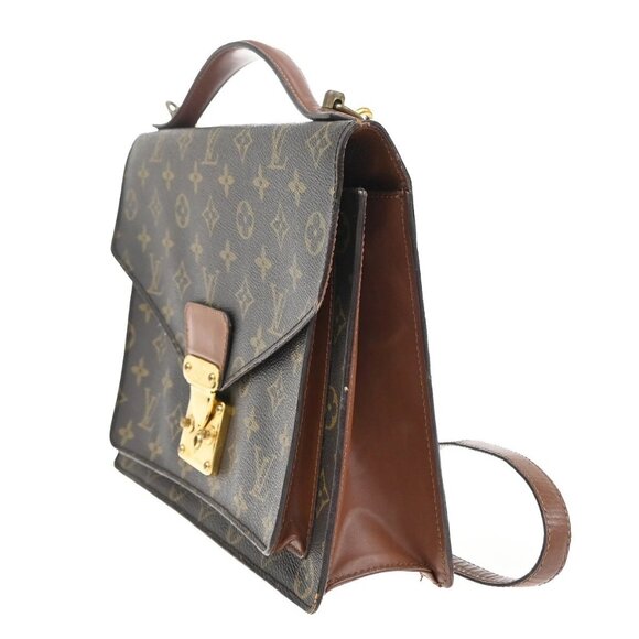LOUIS VUITTON Monceau 28 2Way Shoulder Hand Bag Monogram Leather M51185 82YH540 - Picture 2 of 16